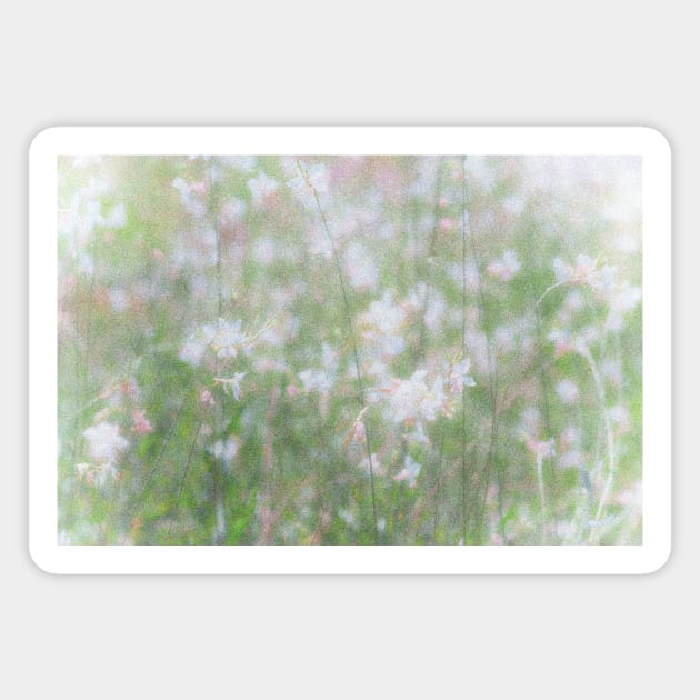 Dreamy muted shades of summer flowers Magnet by stevepaint